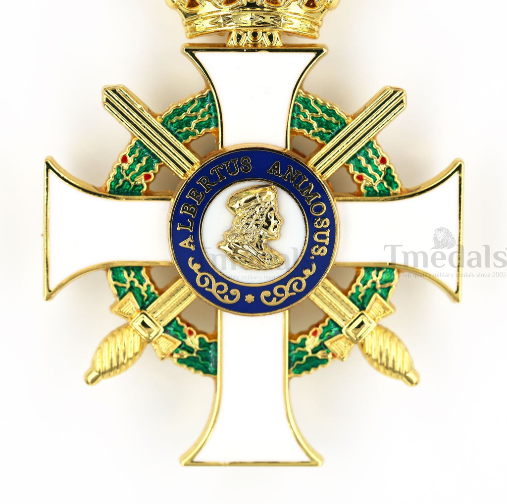 Albert Order Commander Cross with Swords & Crown – Saxony Type II 1850 detail view 6