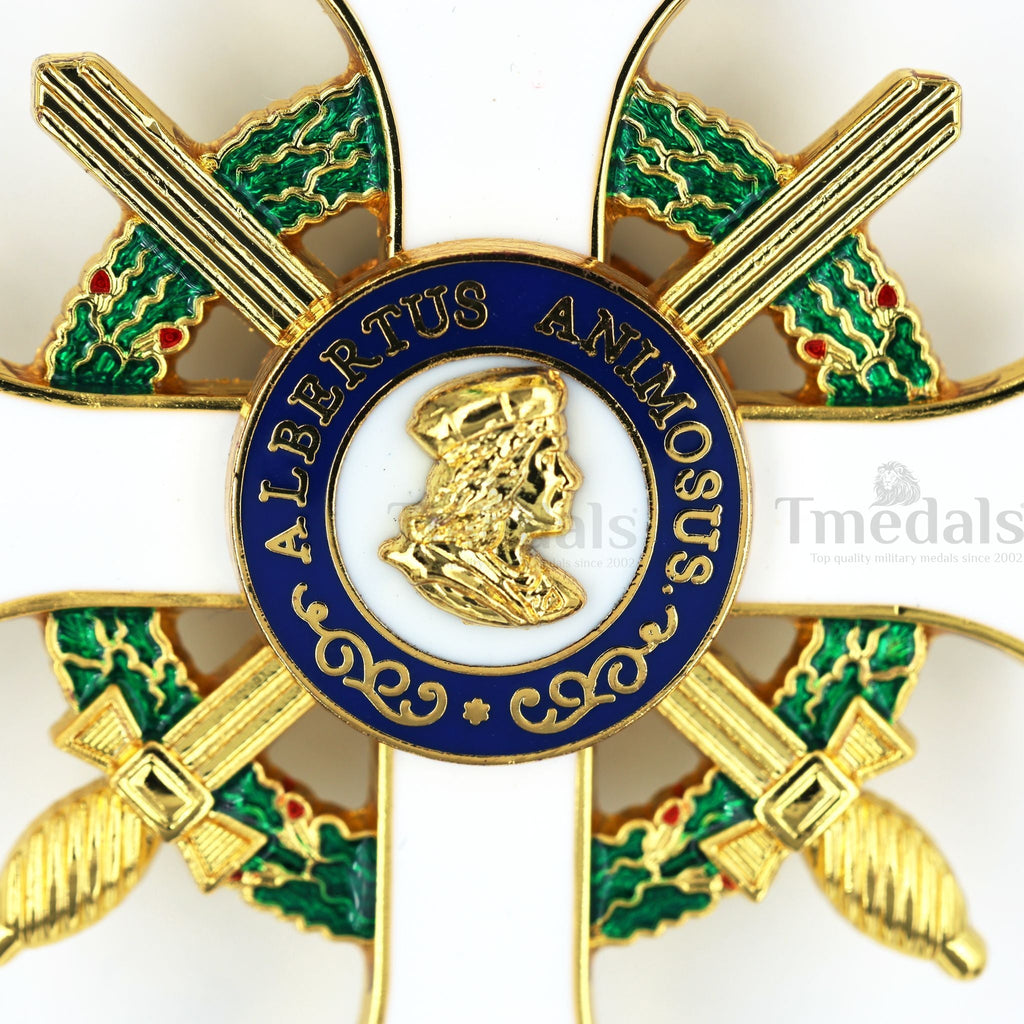 Albert Order Commander Cross with Swords & Crown – Saxony Type II 1850 detail view 10