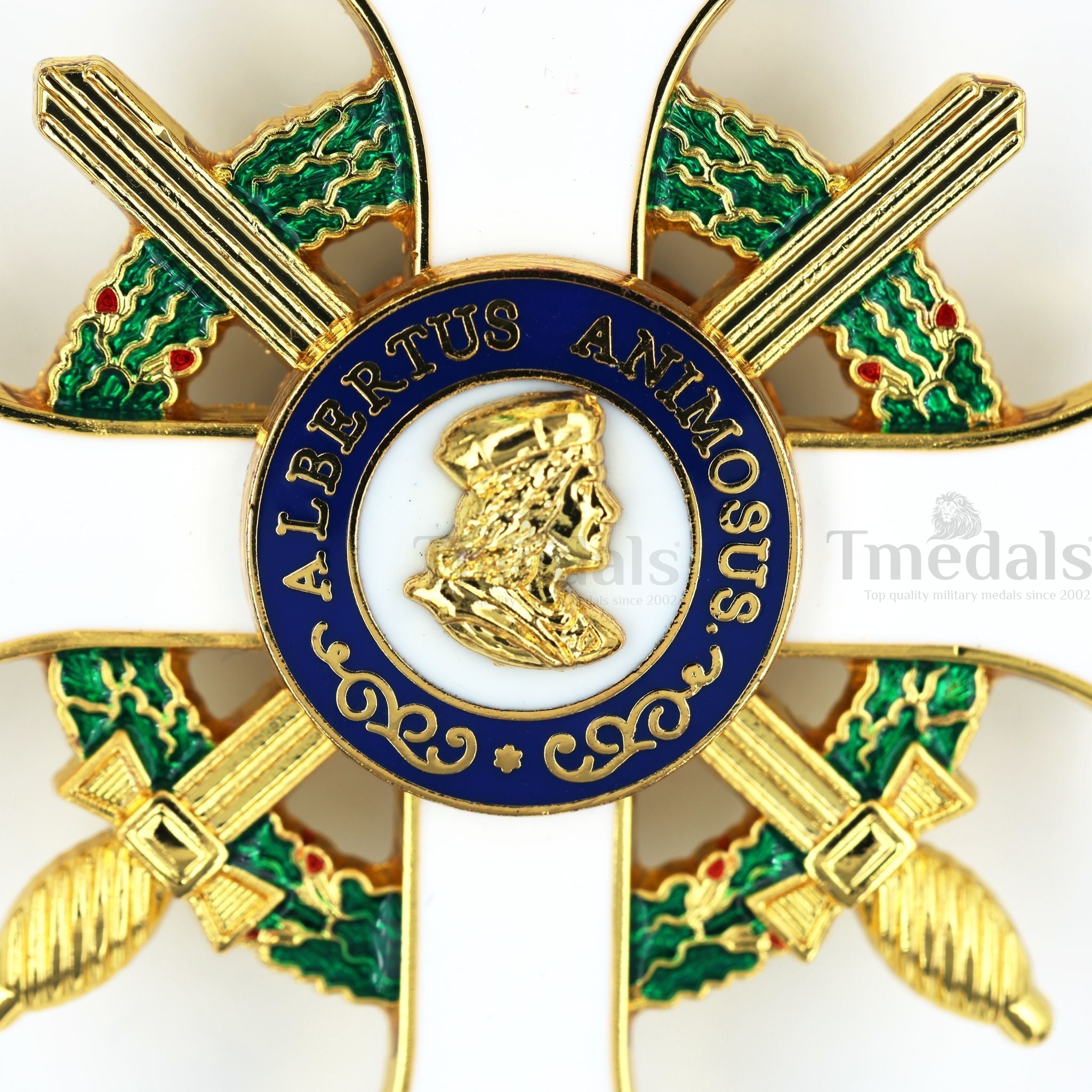Albert Order Commander Cross with Swords & Crown – Saxony Type II 1850 detail view 10
