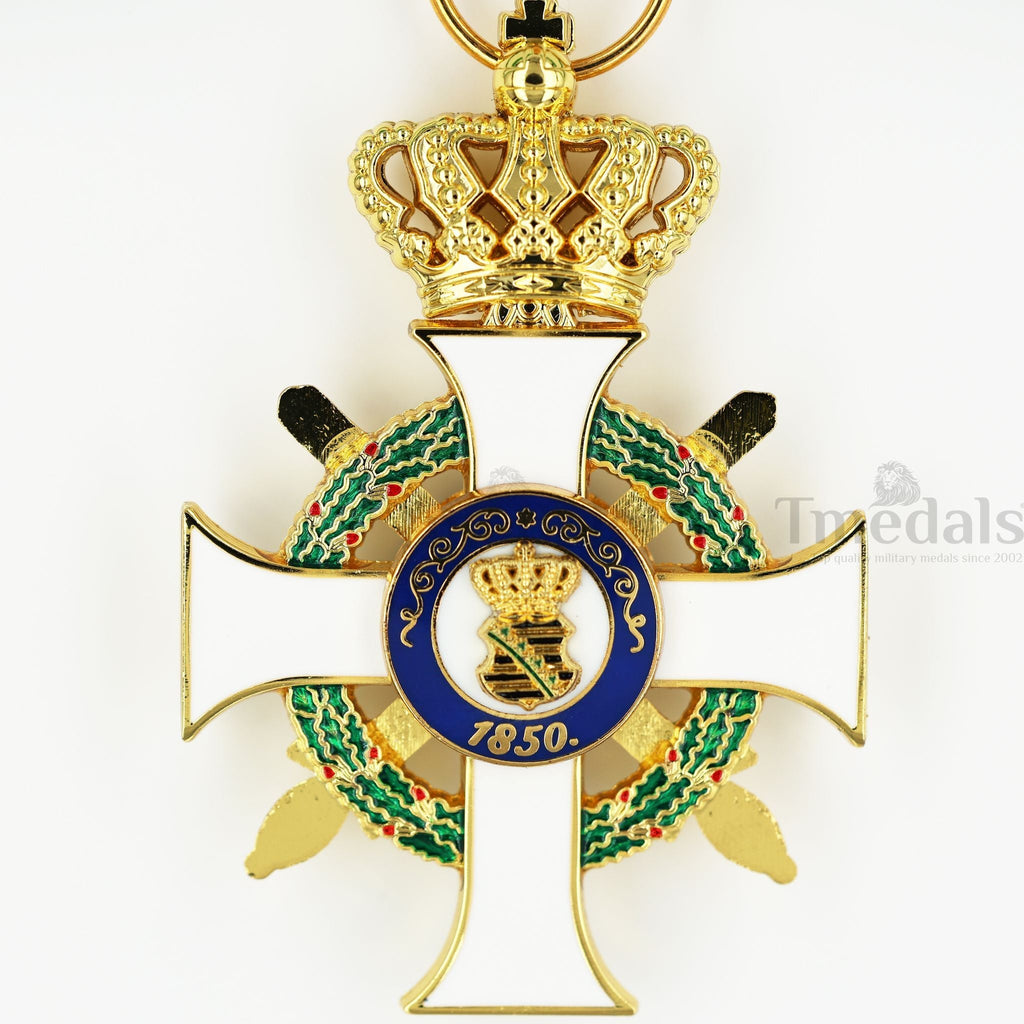 Albert Order Commander Cross with Swords & Crown – Saxony Type II 1850 detail view 9