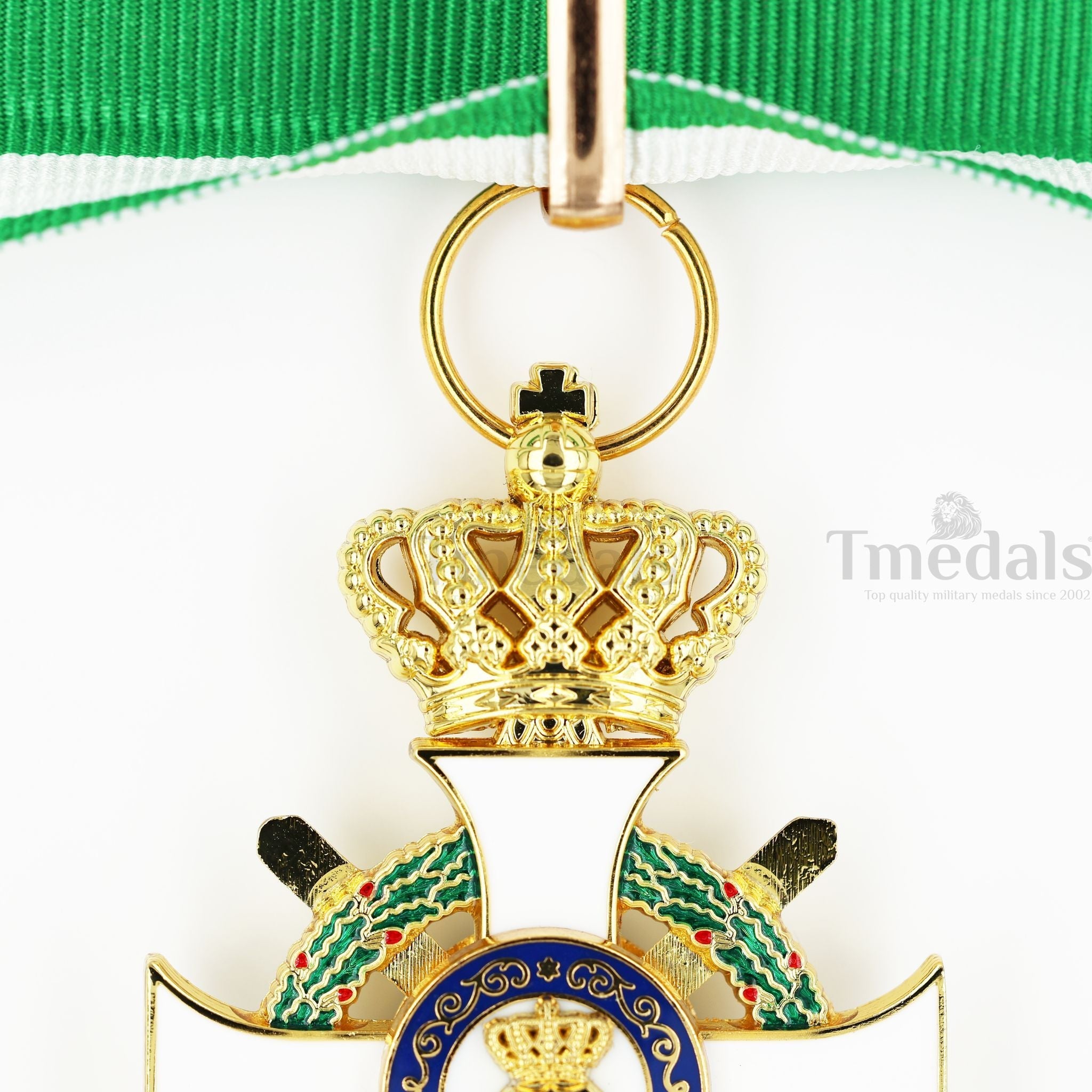 Albert Order Commander Cross with Swords & Crown – Saxony Type II 1850 detail view 14