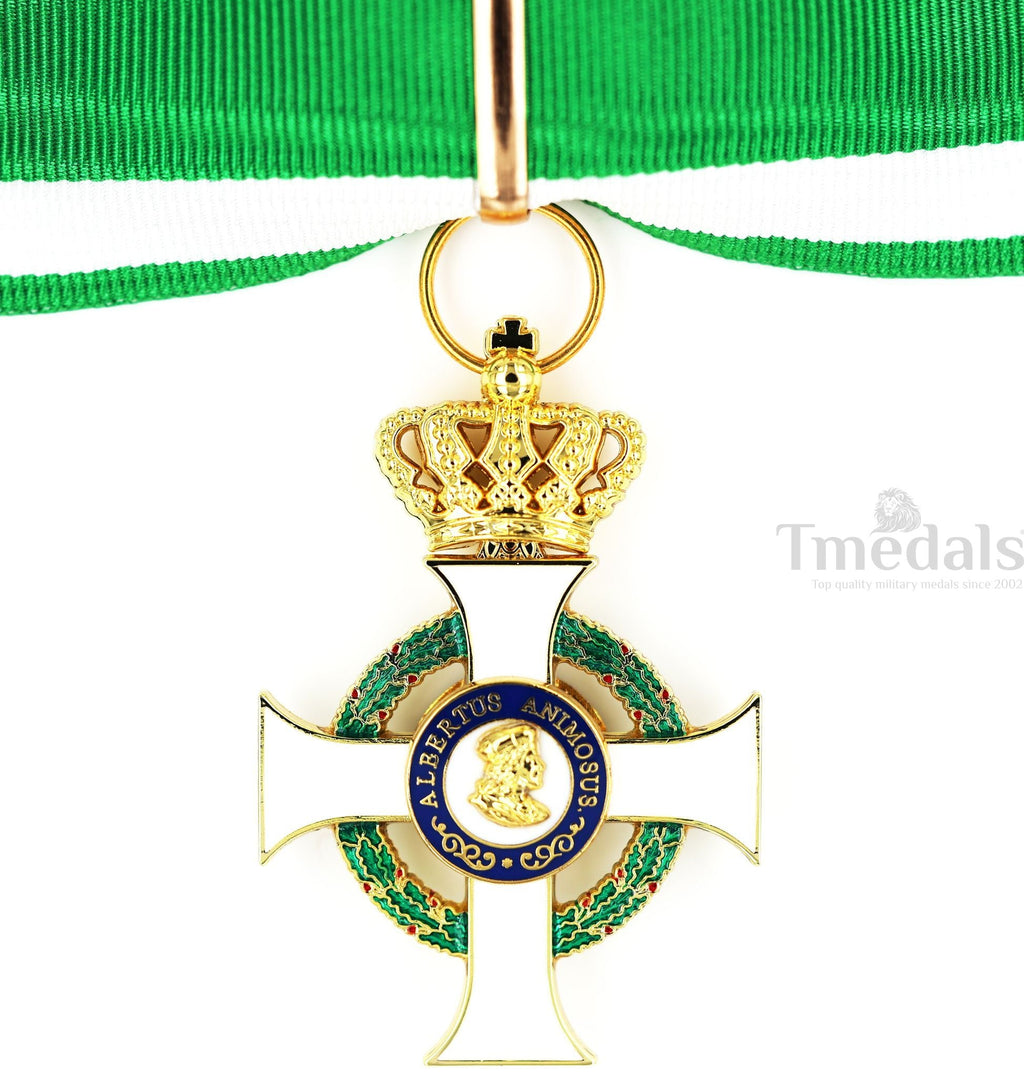 Albert Order 1st class Commander Cross with Crown – Saxony Type II 1850 detail view 3