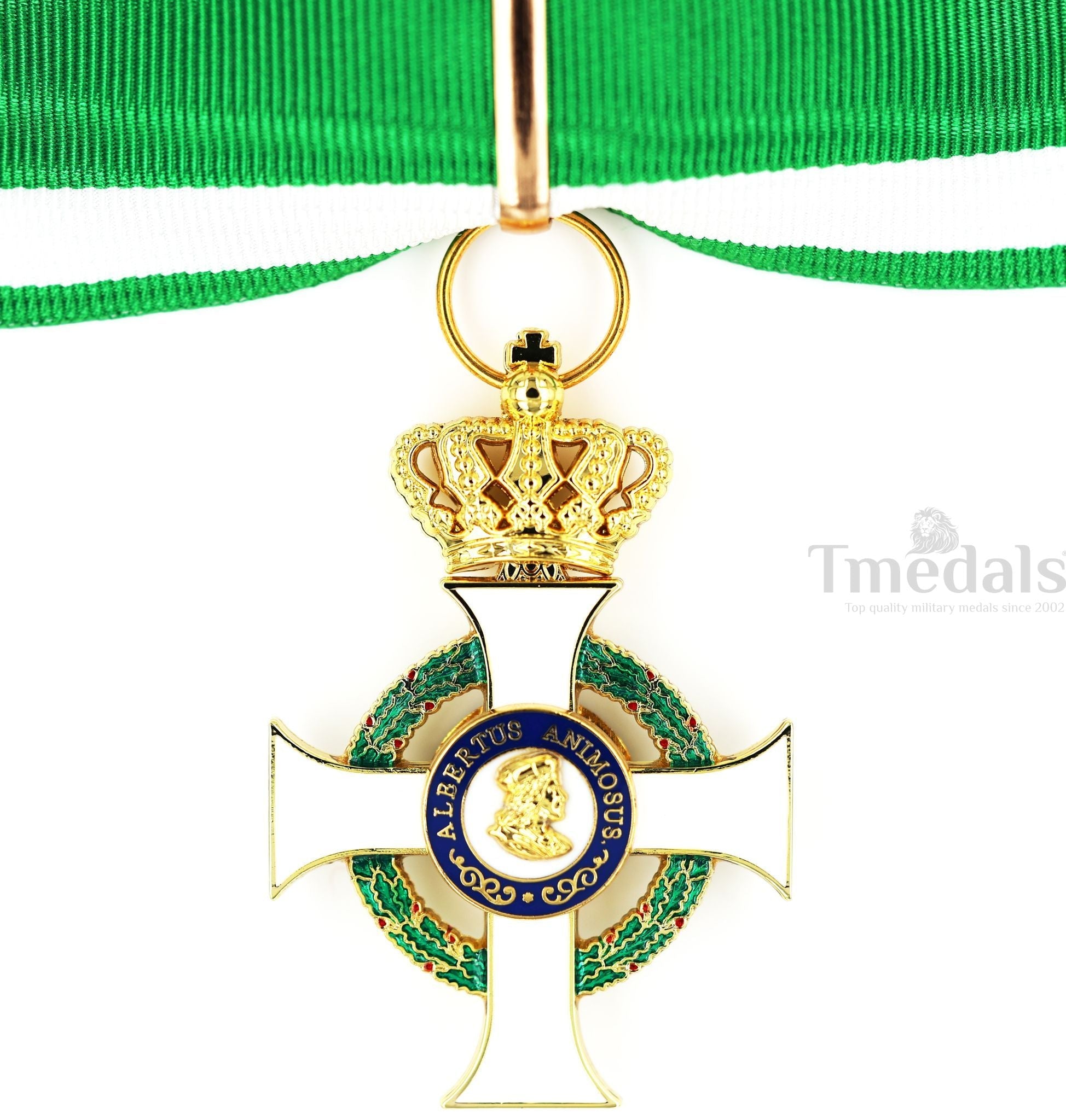 Albert Order 1st class Commander Cross with Crown – Saxony Type II 1850 detail view 3