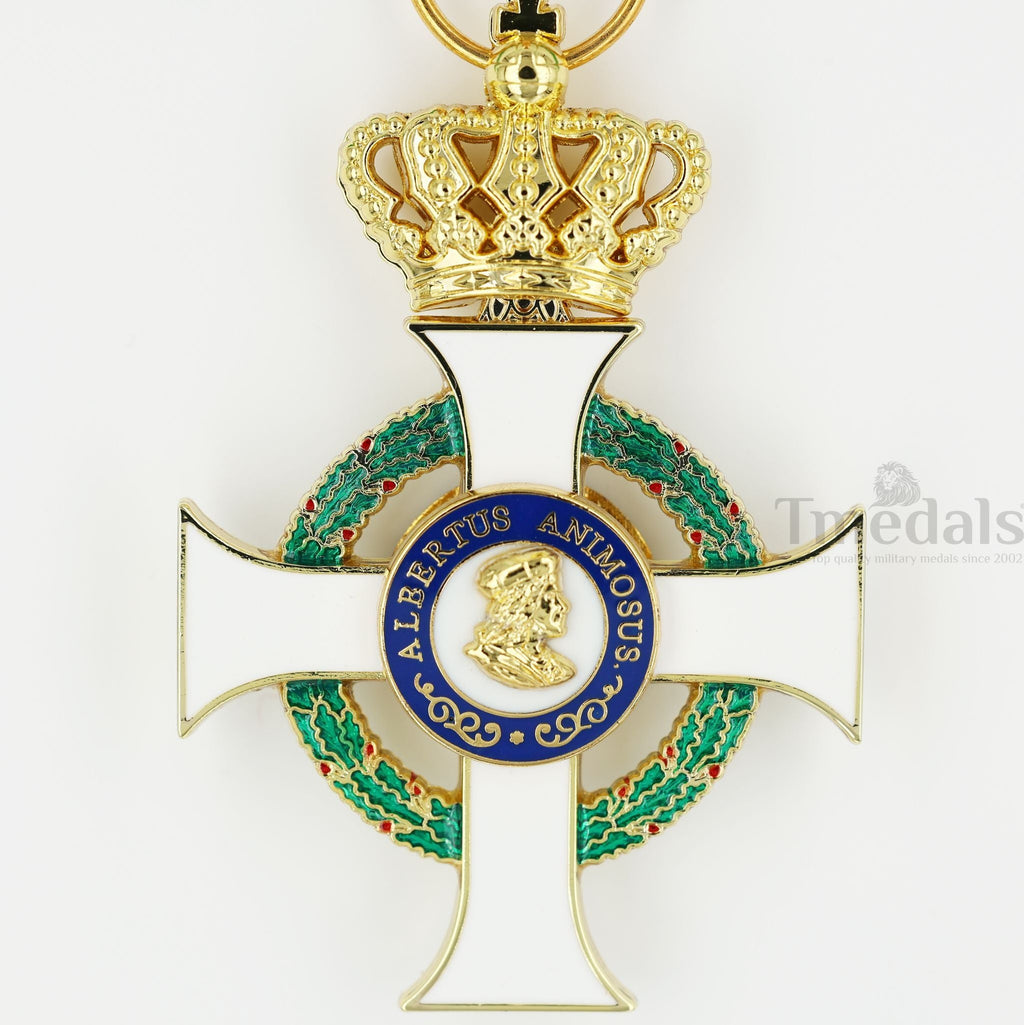 Albert Order 1st class Commander Cross with Crown – Saxony Type II 1850 detail view 6