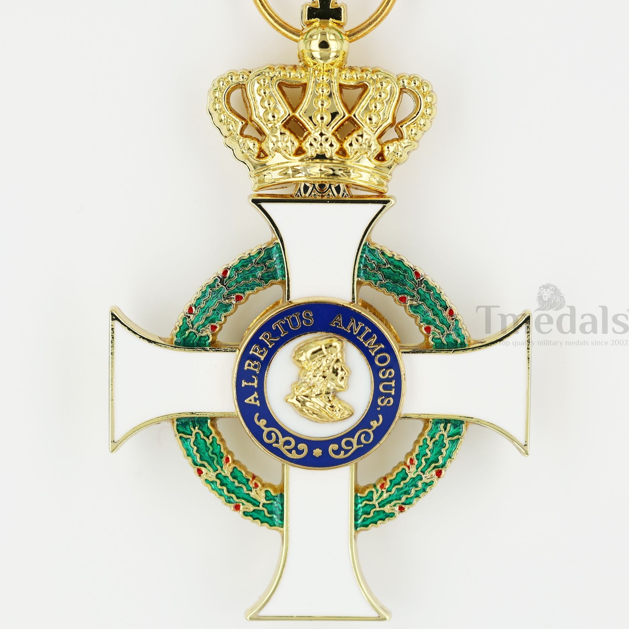 Albert Order 1st class Commander Cross with Crown – Saxony Type II 1850 detail view 6