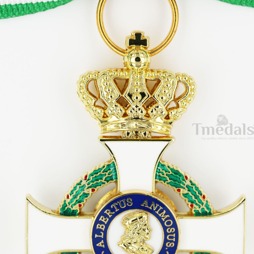 Albert Order 1st class Commander Cross with Crown – Saxony Type II 1850 detail view 11