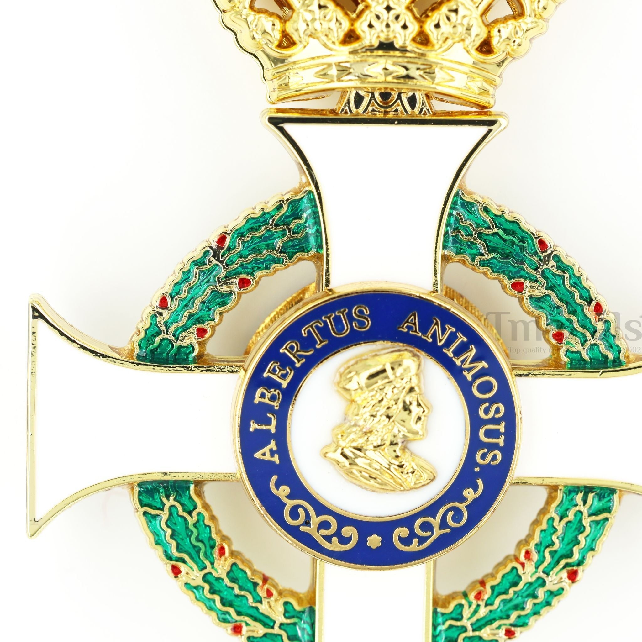 Albert Order 1st class Commander Cross with Crown – Saxony Type II 1850 detail view 4