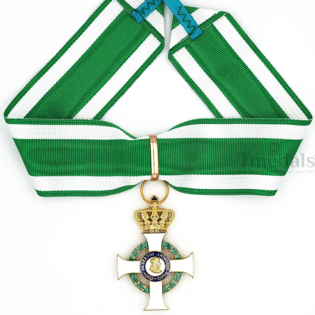Albert Order 1st class Commander Cross with Crown – Saxony Type II 1850 detail view 16