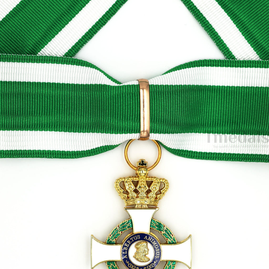 Albert Order 1st class Commander Cross with Crown – Saxony Type II 1850 detail view 17