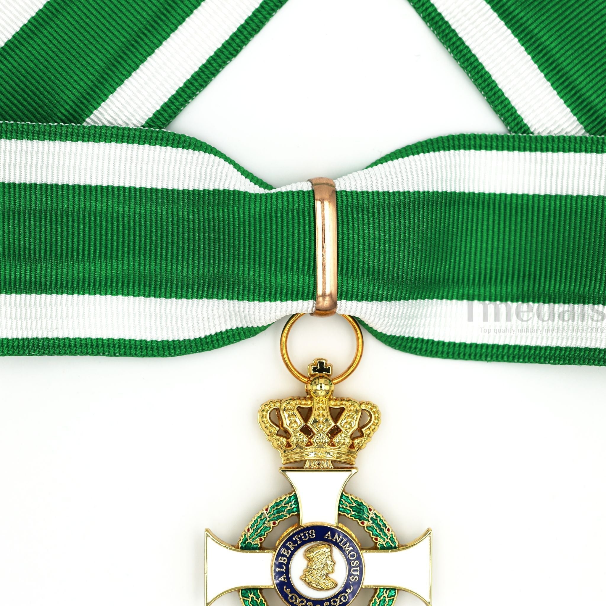 Albert Order 1st class Commander Cross with Crown – Saxony Type II 1850 detail view 17