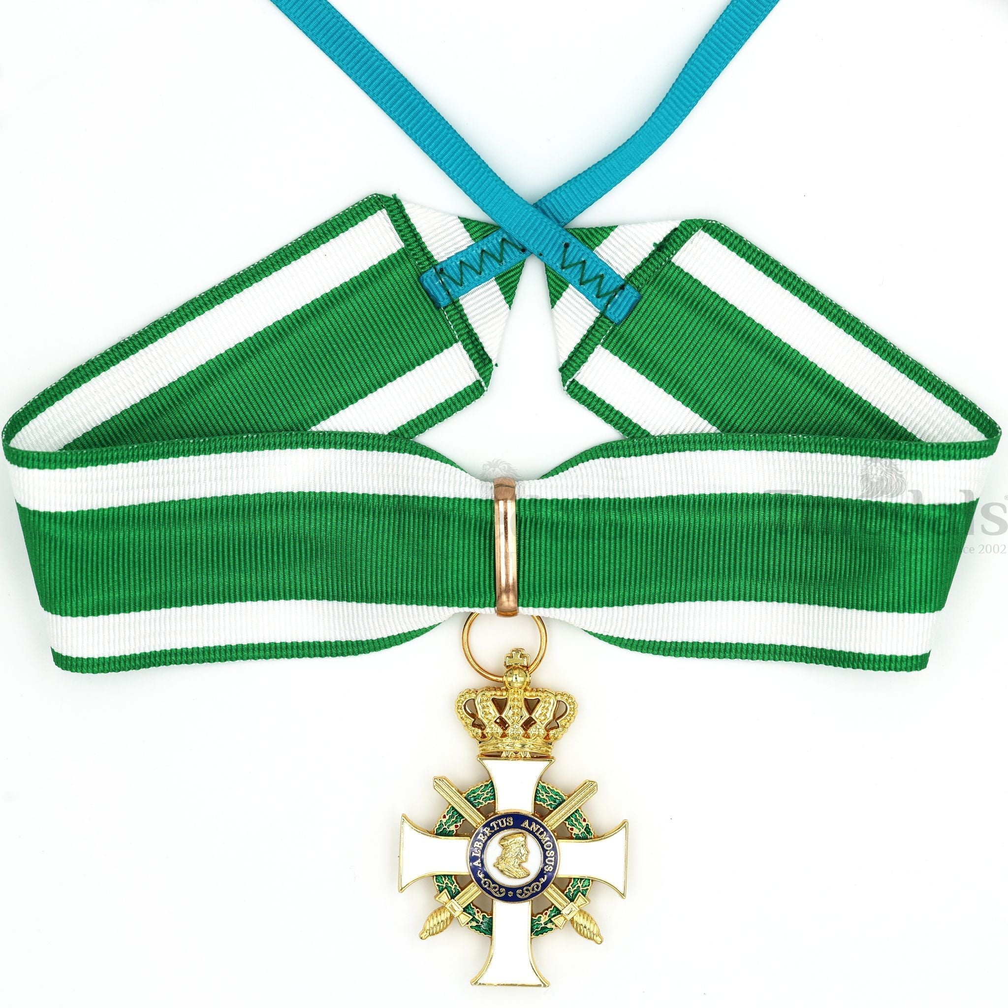 Albert Order Commander Cross with Swords & Crown – Saxony Type II 1850 detail view 17