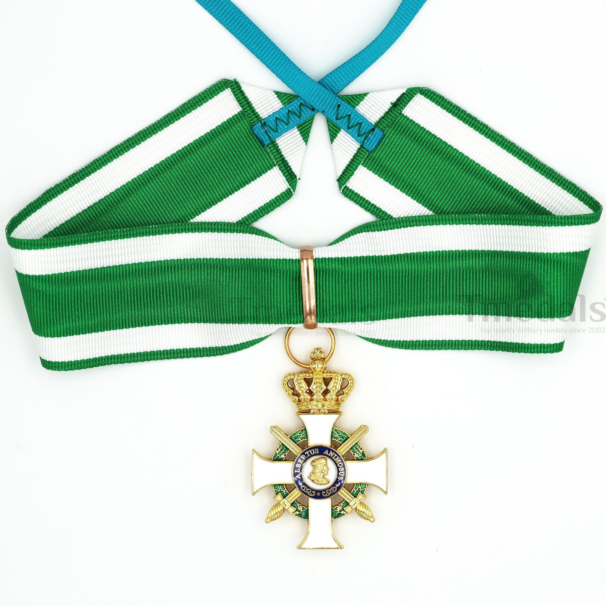 Albert Order Commander Cross with Swords & Crown – Saxony Type II 1850 detail view 7