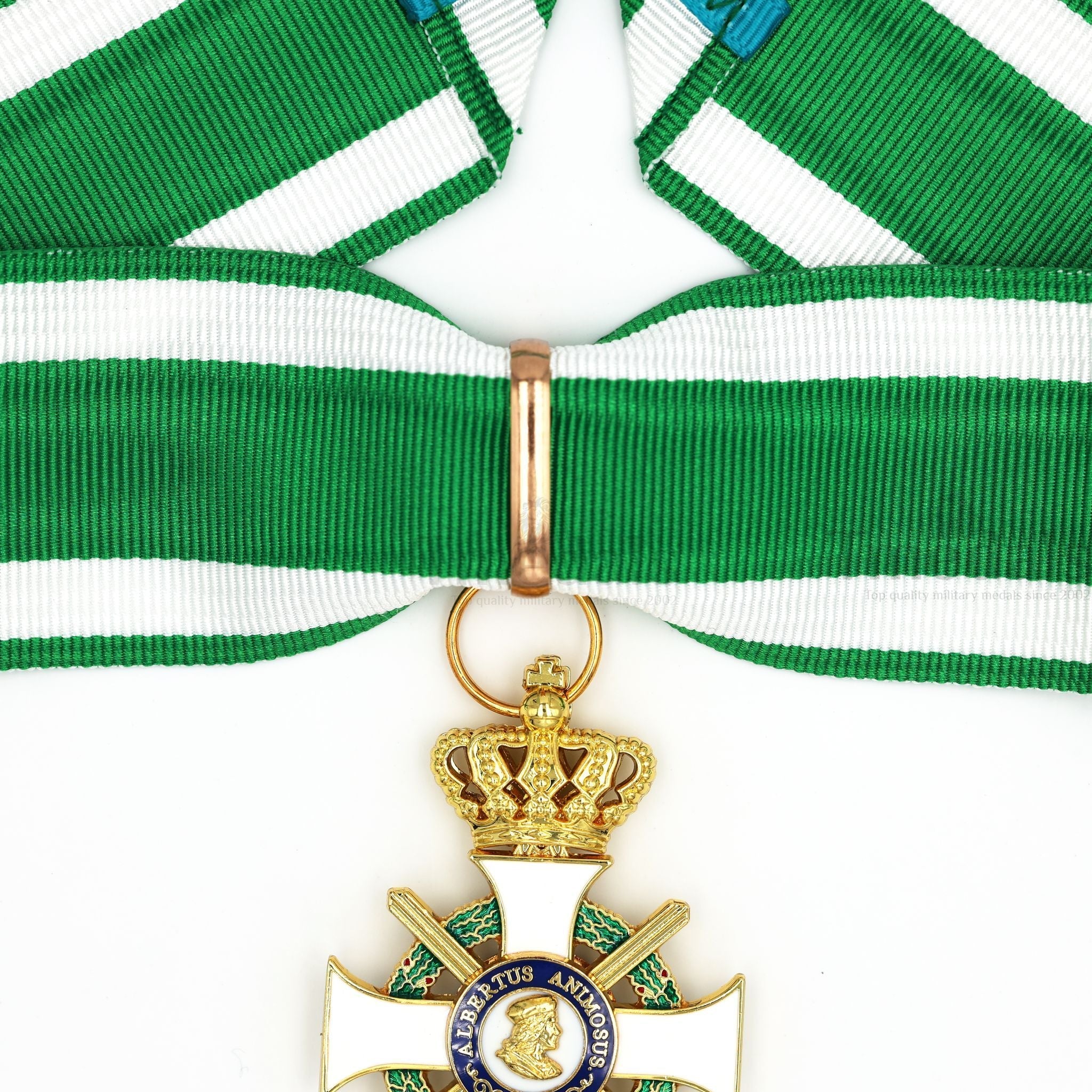 Albert Order Commander Cross with Swords & Crown – Saxony Type II 1850 detail view 20
