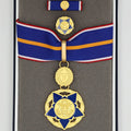 U.S. Doj Public Safety Medal of Valor – Full-Size Set Gilt Brass U.S. Medal reproduction
