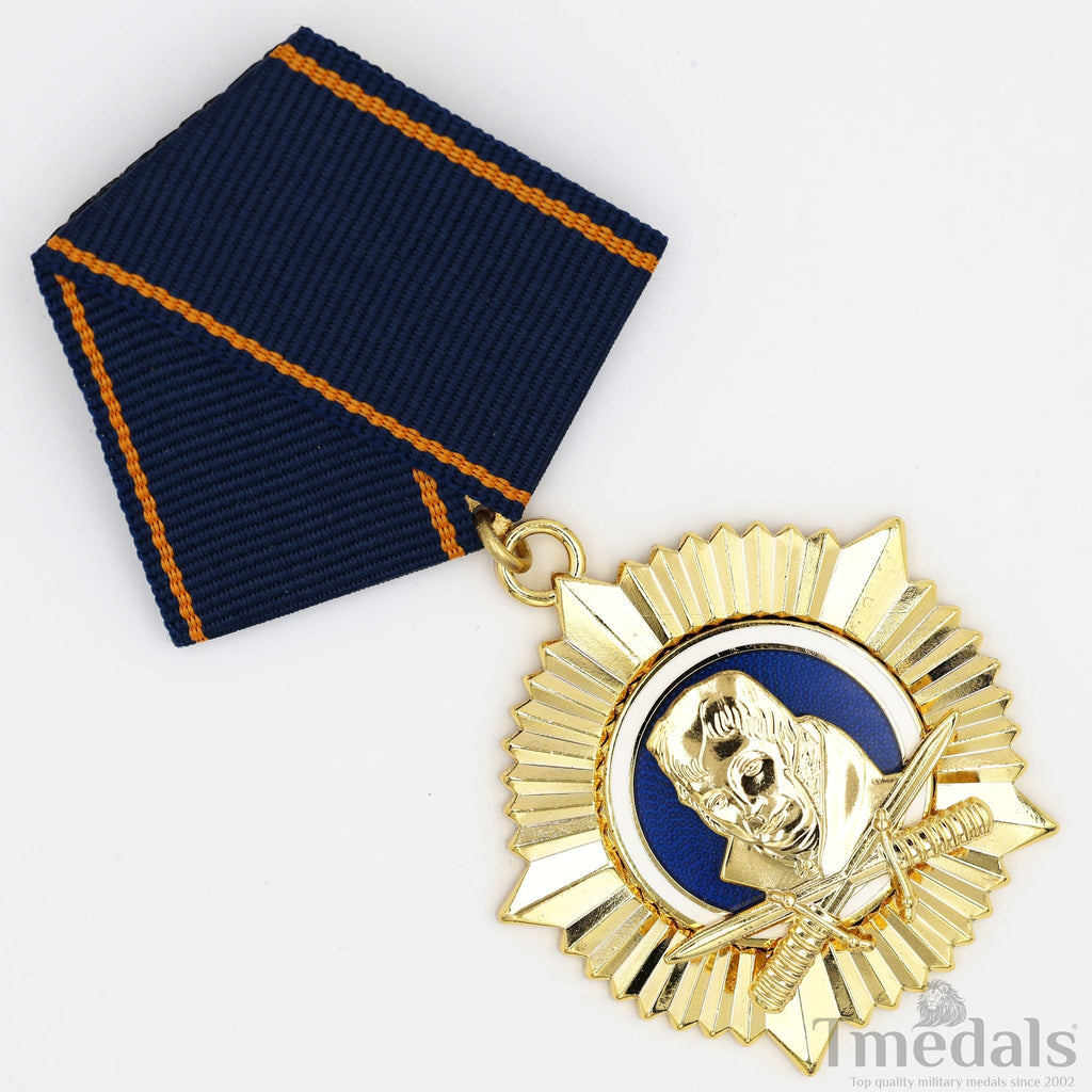 Highest Medal of East German Army GDR DDR Scharnhorst Order Badge WWII detail view 10