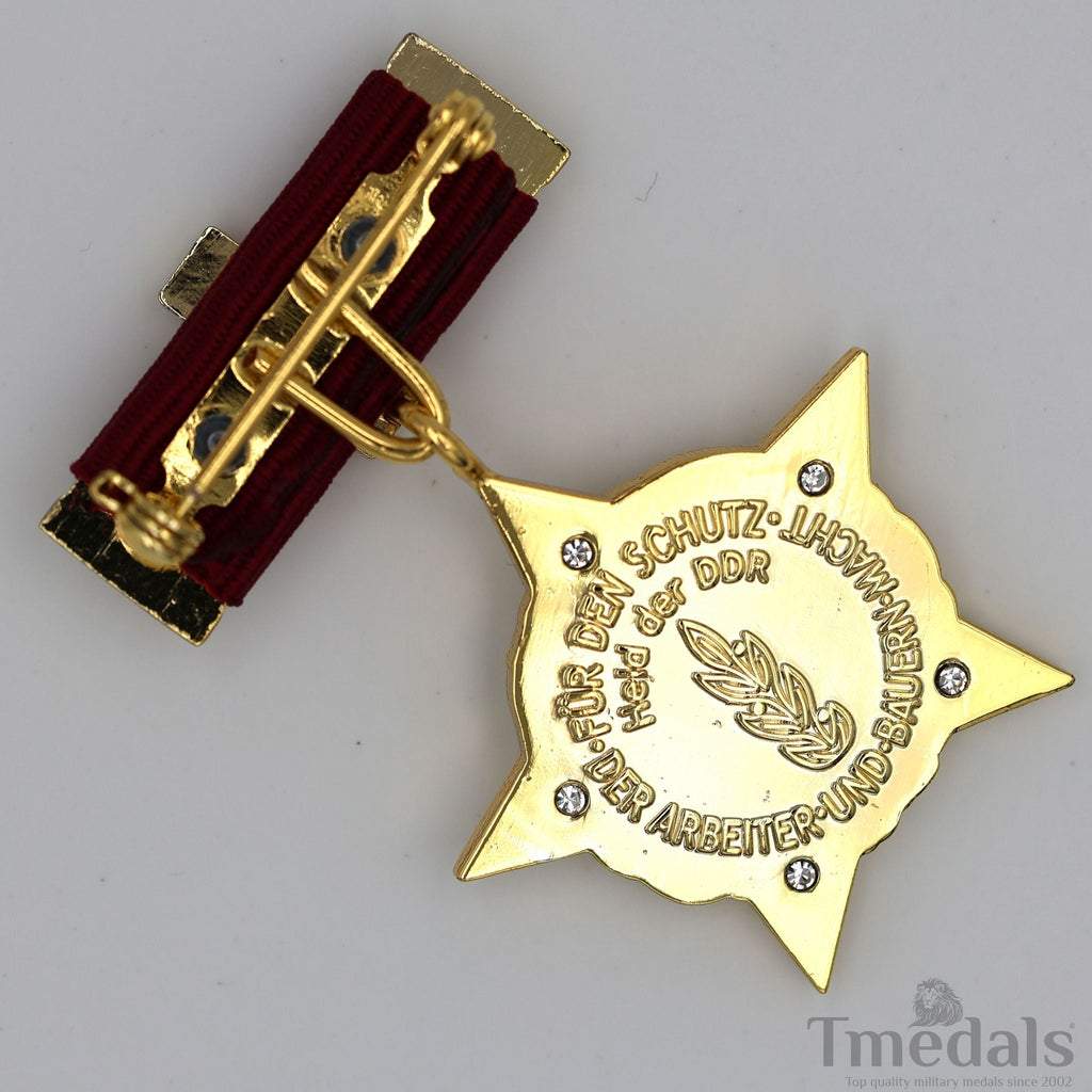 Hero of the GDR East Germany German DDR GDR Medal Order Badge detail view 5