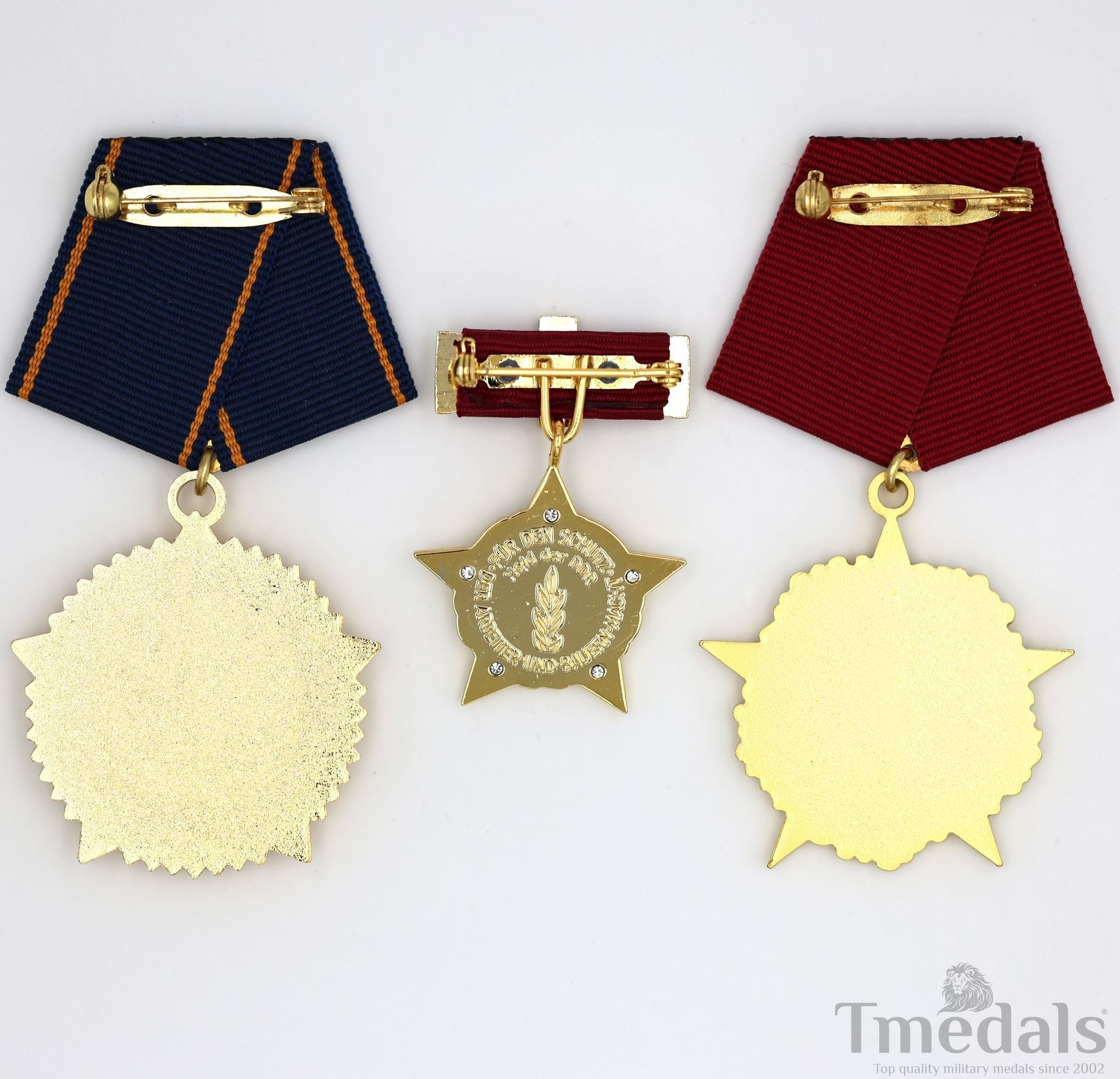 DDR Medal Set – Hero of GDR, Karl Marx, Scharnhorst – Germany Full-Size detail view 2