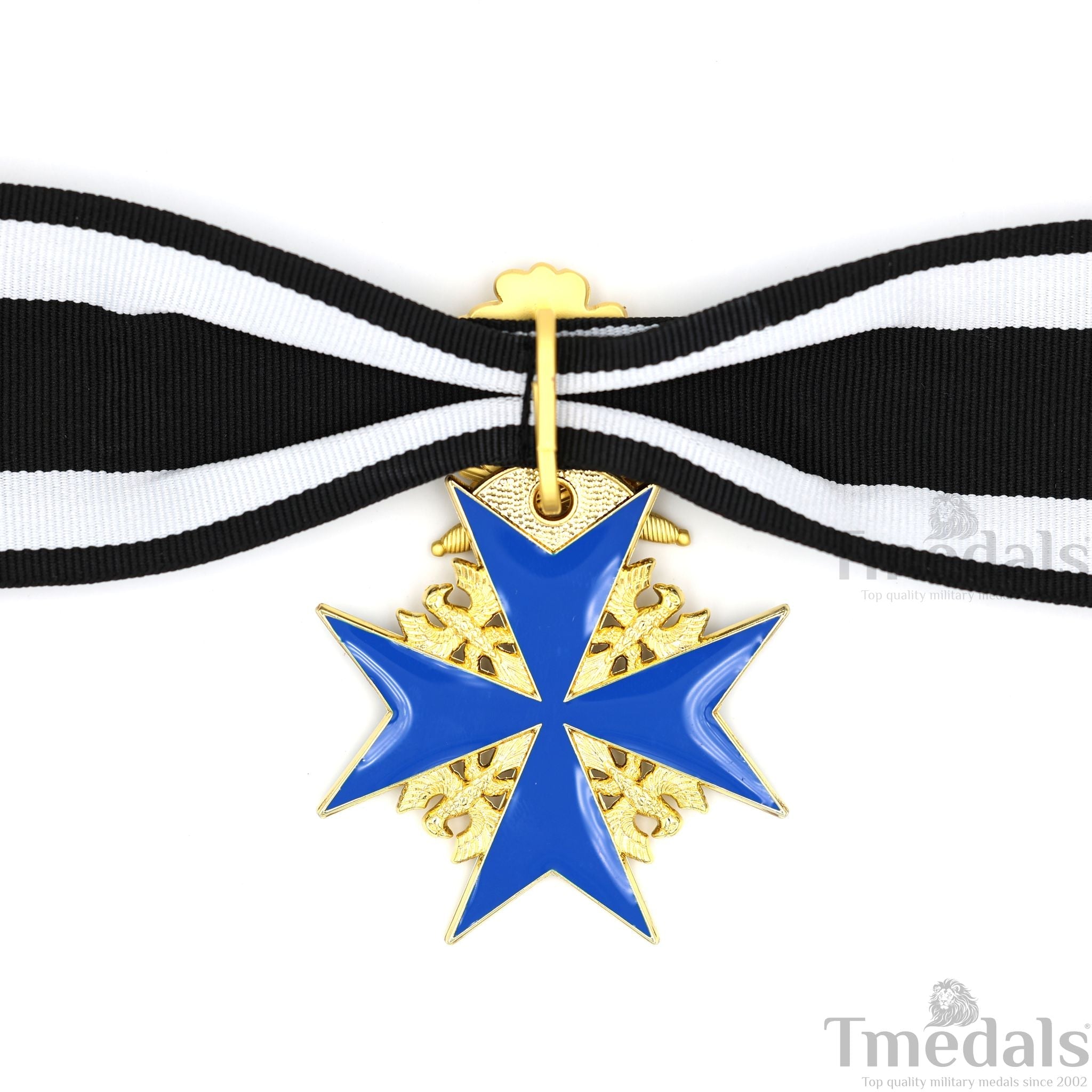 Prussian Mwwi German Pour le Mérite Blue Max Medal with Oak Leaves – Versionedal WWI detail view 4