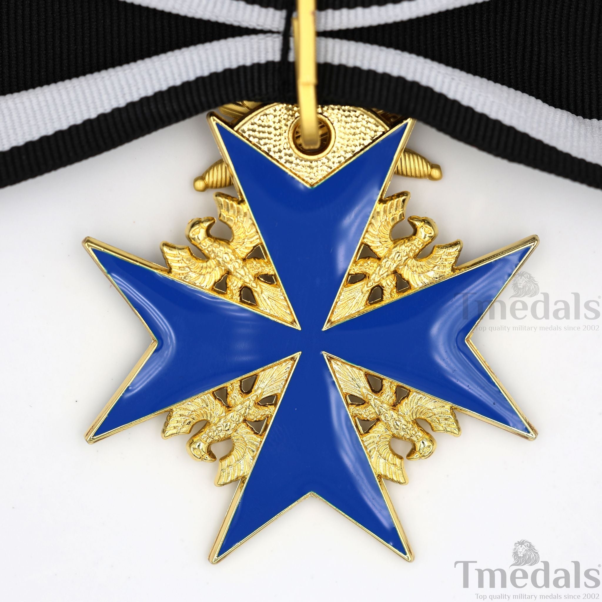 Prussian Mwwi German Pour le Mérite Blue Max Medal with Oak Leaves – Versionedal WWI detail view 2