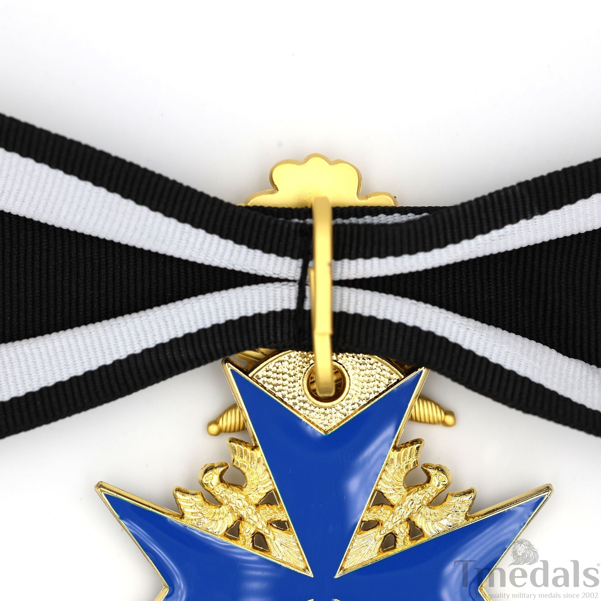 Prussian Mwwi German Pour le Mérite Blue Max Medal with Oak Leaves – Versionedal WWI detail view 13