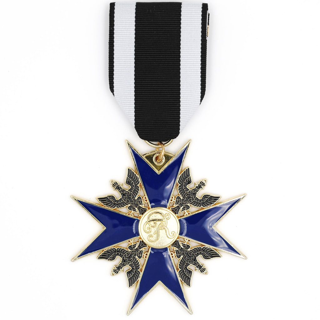 Prussian Order of the Black Eagle 1701 Badge with Short Ribbon reproduction