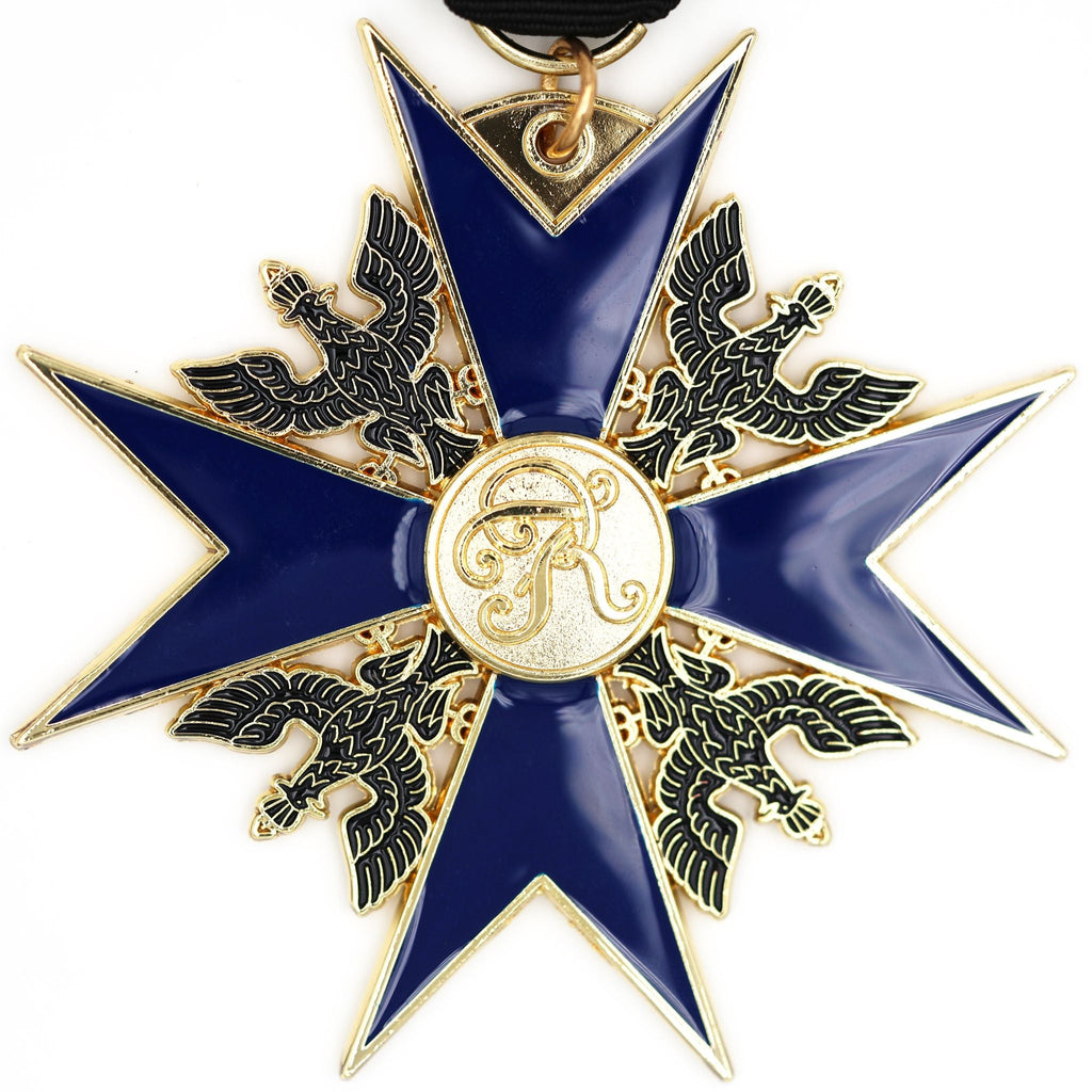Prussian Order of the Black Eagle 1701 Badge with Short Ribbon detail view 2
