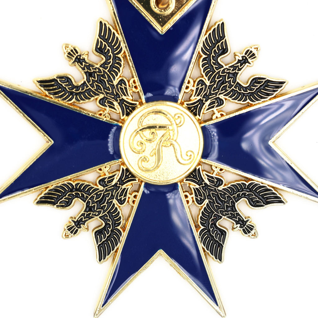 Prussian Order of the Black Eagle 1701 Badge with Short Ribbon detail view 5