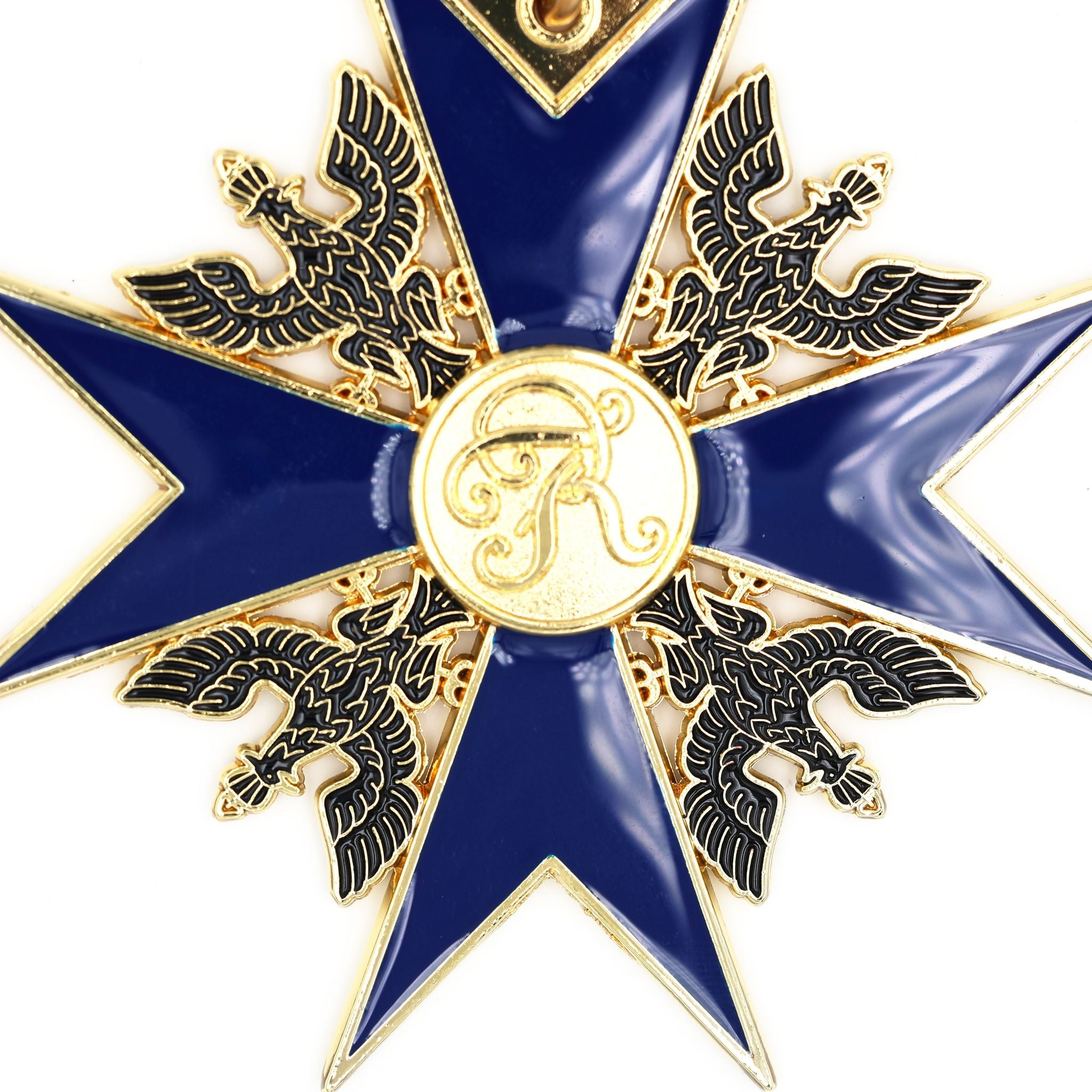 Prussian Order of the Black Eagle 1701 Badge with Short Ribbon detail view 5
