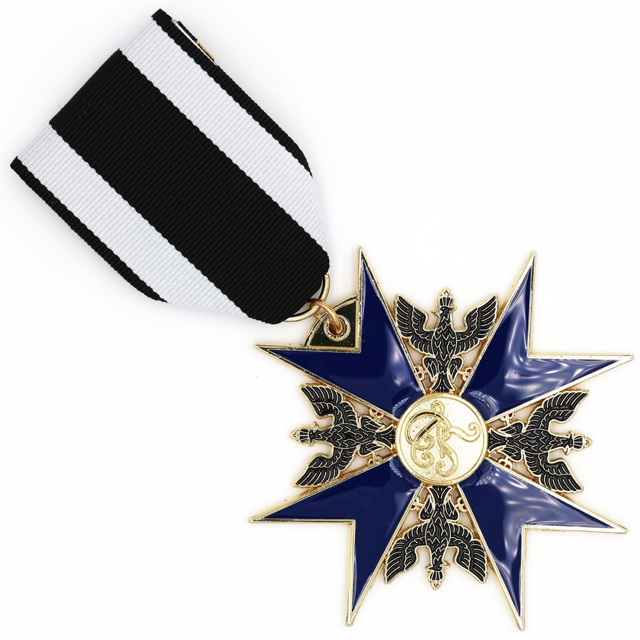 Prussian Order of the Black Eagle 1701 Badge with Short Ribbon detail view 7