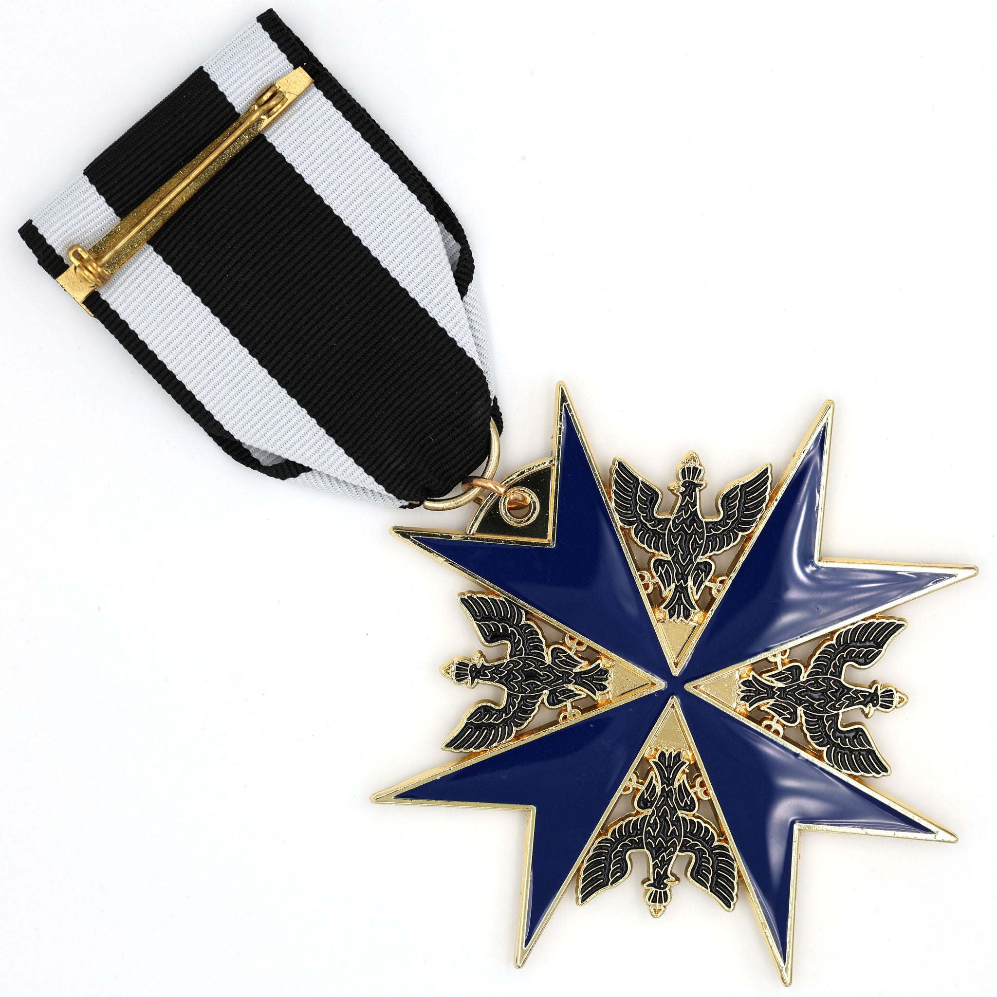 Prussian Order of the Black Eagle 1701 Badge with Short Ribbon detail view 8