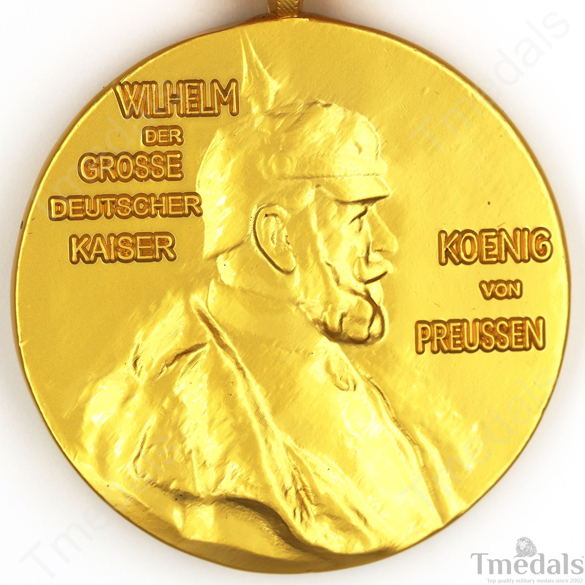 German Kaiser Wilhelm I Centennial Medal – 1897 Commemorative detail view 3