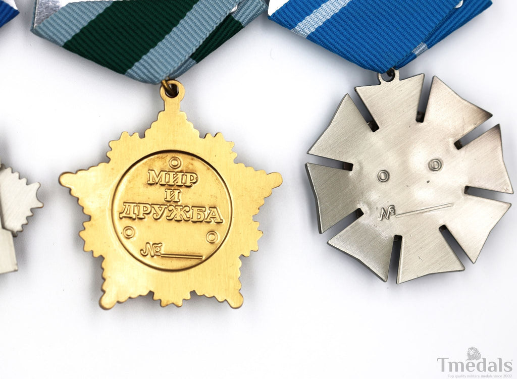 Russia 4 Orders Medal Set Friendship Honor Cultural Maritime Badge Lot detail view 9