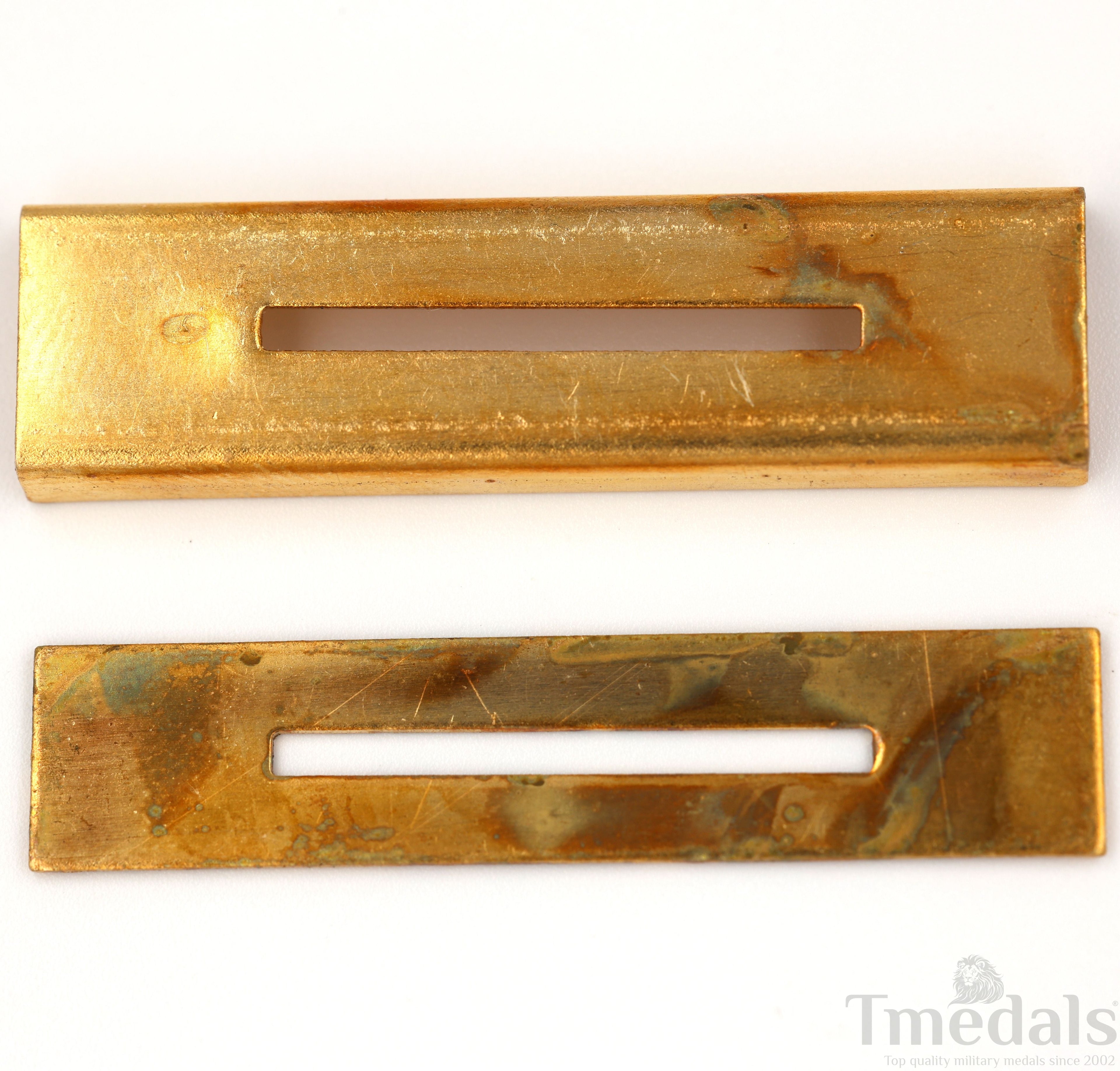 Brass Mounting Bars for U.S. & U.K. Military Ribbon Assembly – 100 Pairs (200 Pieces) detail view 5