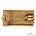 1x Mini Medal Mounting Bar 17.5 mm (0.69 in) Solid Brass Brooch Pin for U.S. UK