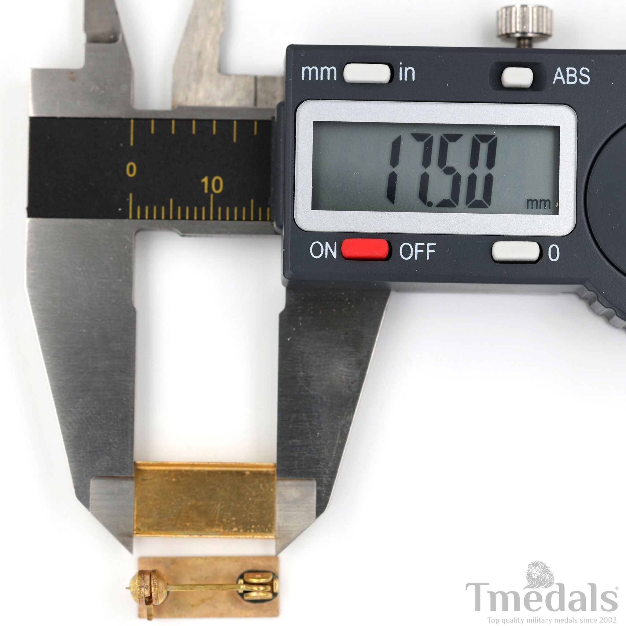 1x Mini Medal Mounting Bar 17.5 mm (0.69 in) Solid Brass Brooch Pin for U.S. UK detail view 5