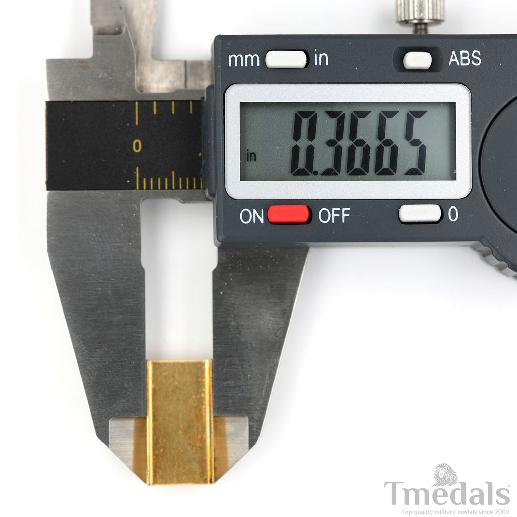 1x Mini Medal Mounting Bar 17.5 mm (0.69 in) Solid Brass Brooch Pin for U.S. UK detail view 8