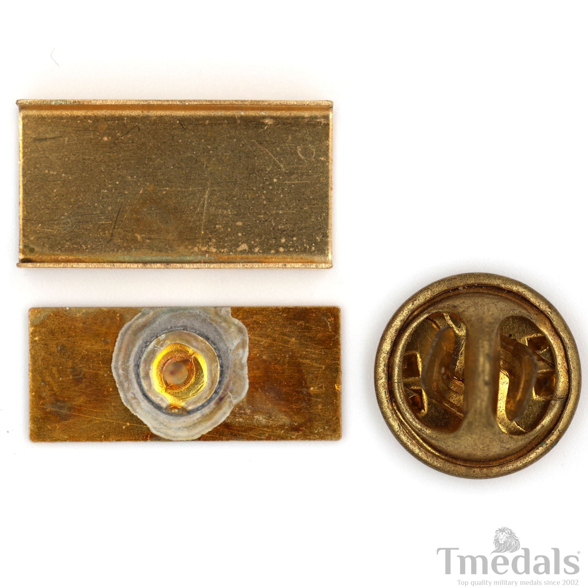 1x Mini Medal Mounting Bar 17.5 mm (0.69 in) Solid Brass Brooch Pin for U.S. UK detail view 4