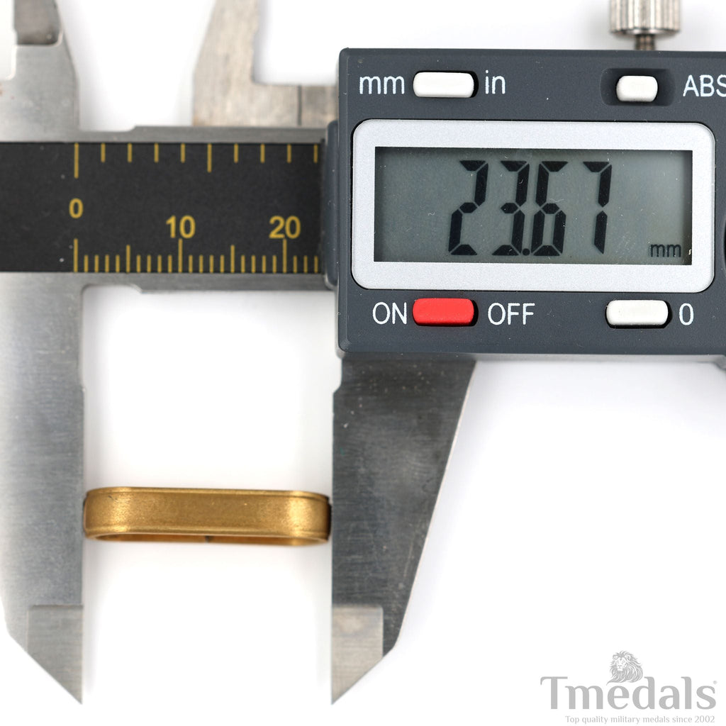 Solid Brass Suspension Ring for Neck Orders – 23.7 mm (0.935 in) – For Repair & Mounting detail view 4