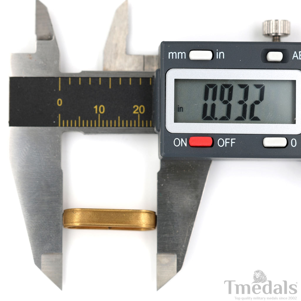 Solid Brass Suspension Ring for Neck Orders – 23.7 mm (0.935 in) – For Repair & Mounting detail view 5