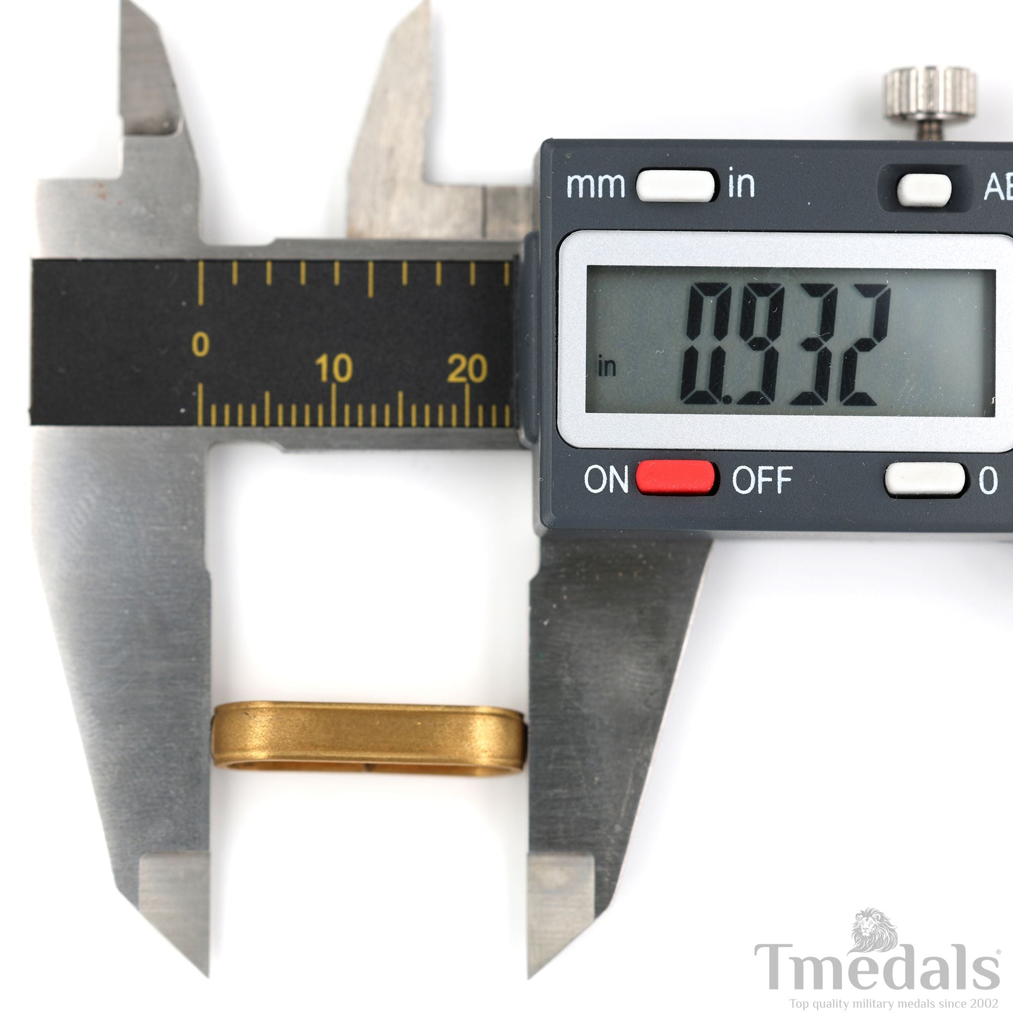 Solid Brass Suspension Ring for Neck Orders – 23.7 mm (0.935 in) – For Repair & Mounting detail view 5