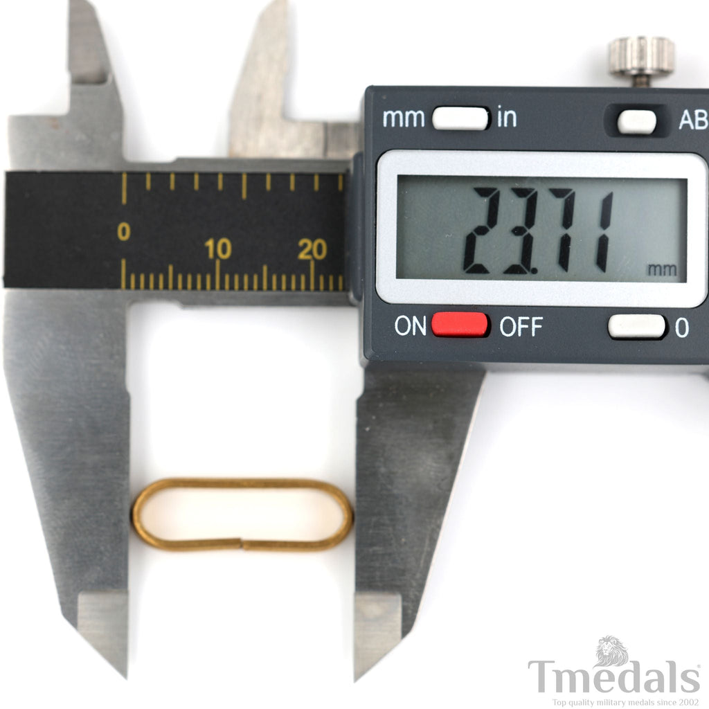 Solid Brass Suspension Ring for Neck Orders – 23.7 mm (0.935 in) – For Repair & Mounting detail view 6