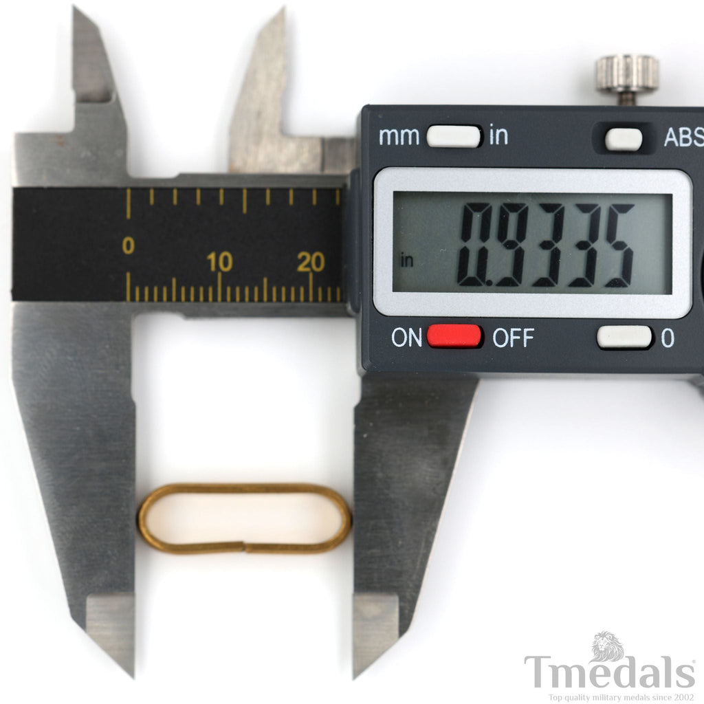 Solid Brass Suspension Ring for Neck Orders – 23.7 mm (0.935 in) – For Repair & Mounting detail view 7