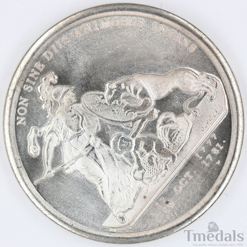 Libertas Americana Medal 1776 – 1781 Nickel Silver – Revolutionary Era detail view 5