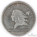 Libertas Americana Medal 1776 – 1781 Nickel Silver Revolutionary Era replica