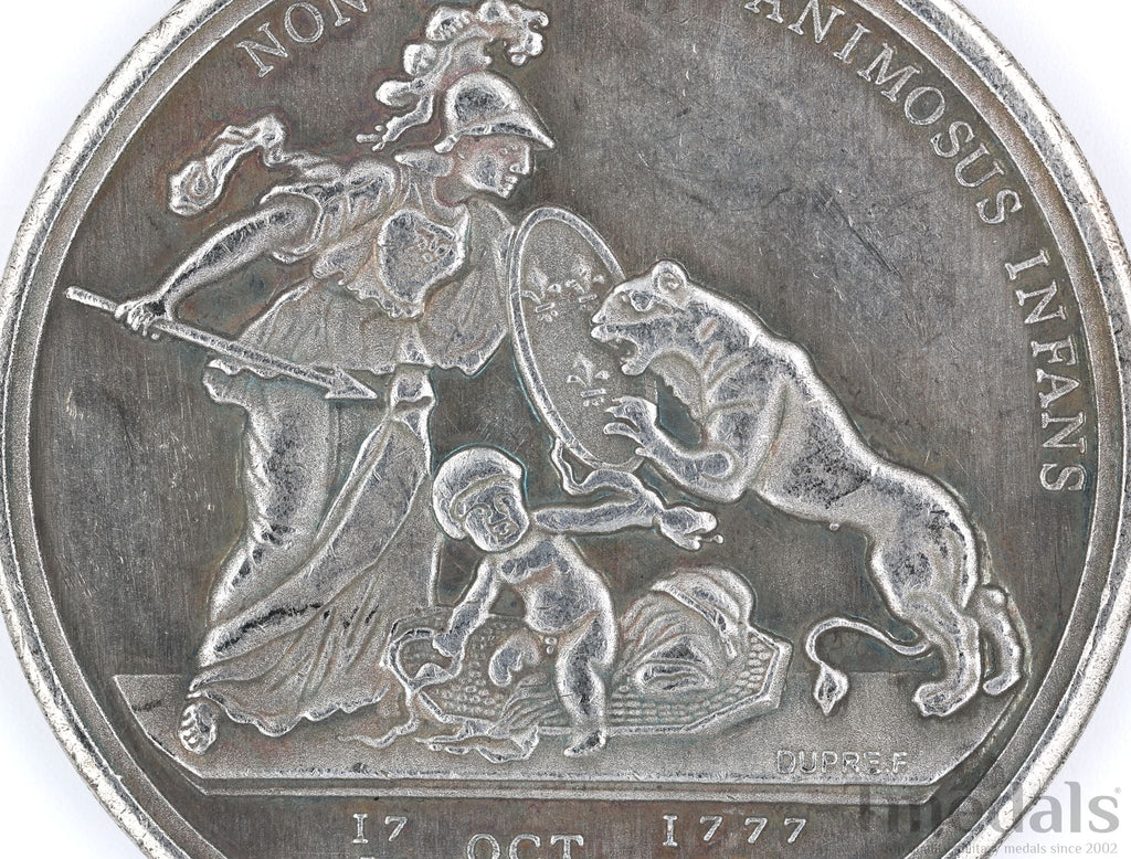 Libertas Americana Medal 1776 – 1781 Nickel Silver Revolutionary Era detail view 7
