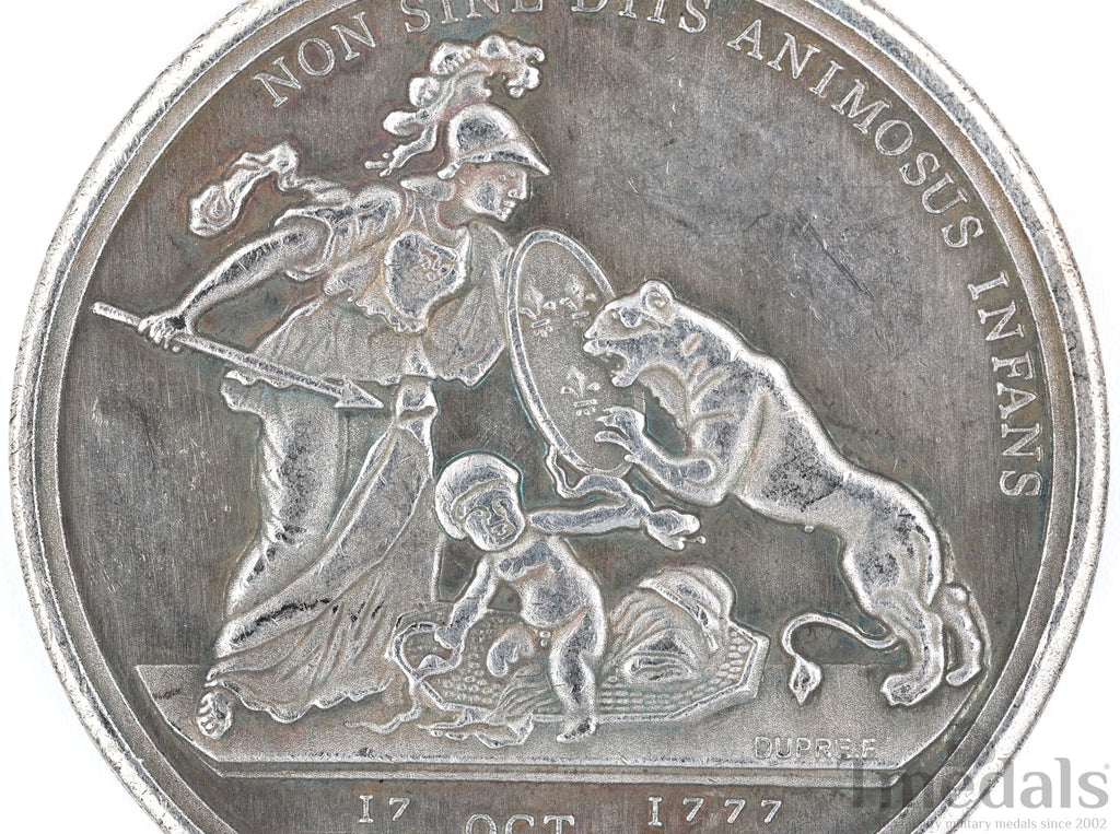 Libertas Americana Medal 1776 – 1781 Nickel Silver Revolutionary Era detail view 8