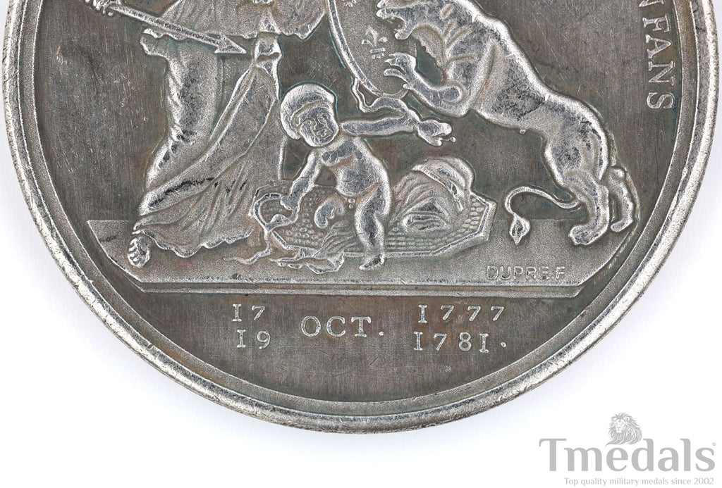 Libertas Americana Medal 1776 – 1781 Nickel Silver Revolutionary Era detail view 10
