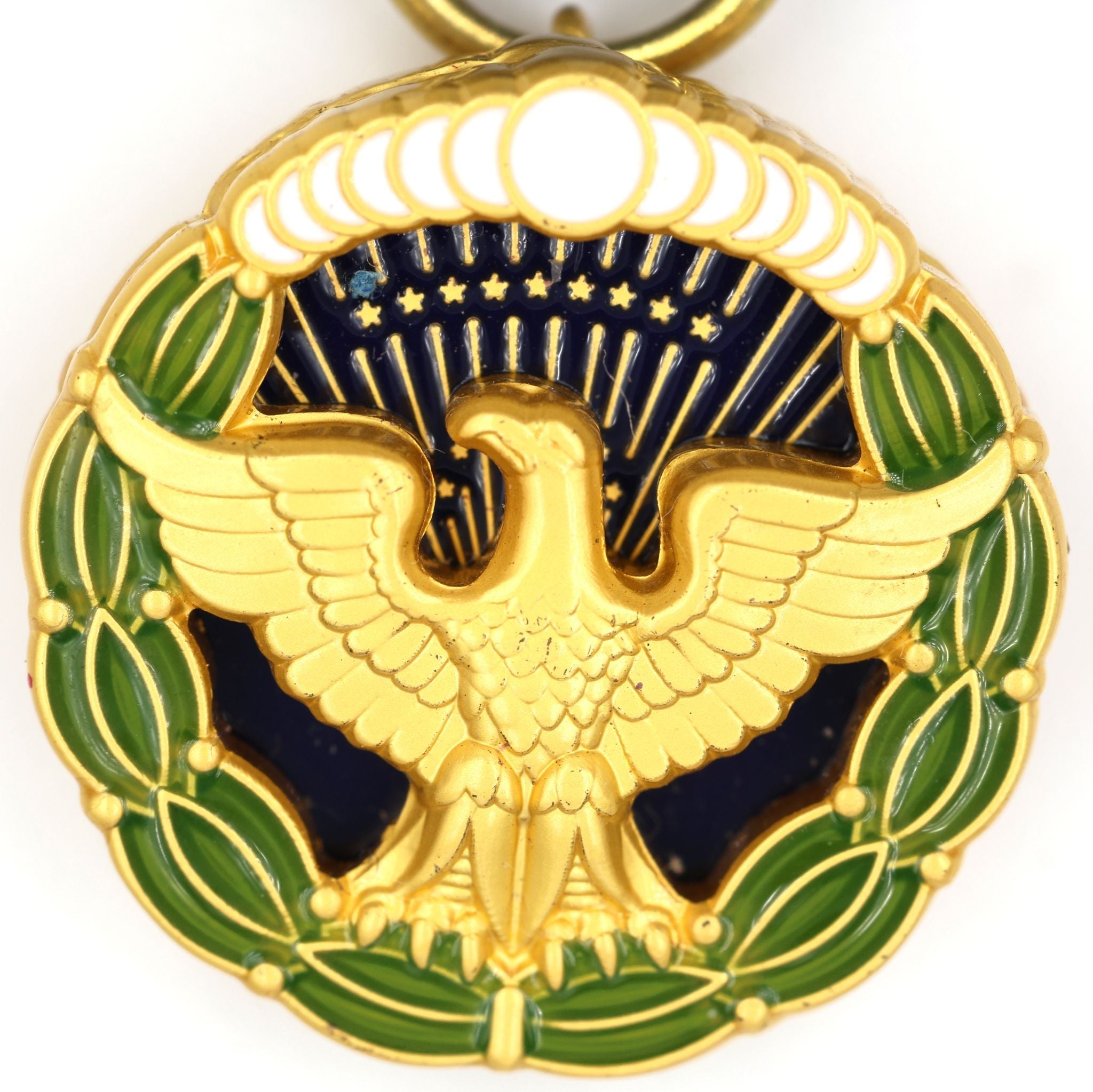 Miniature U.S. Presidential Citizens Medal second-highest civilian award detail view 2