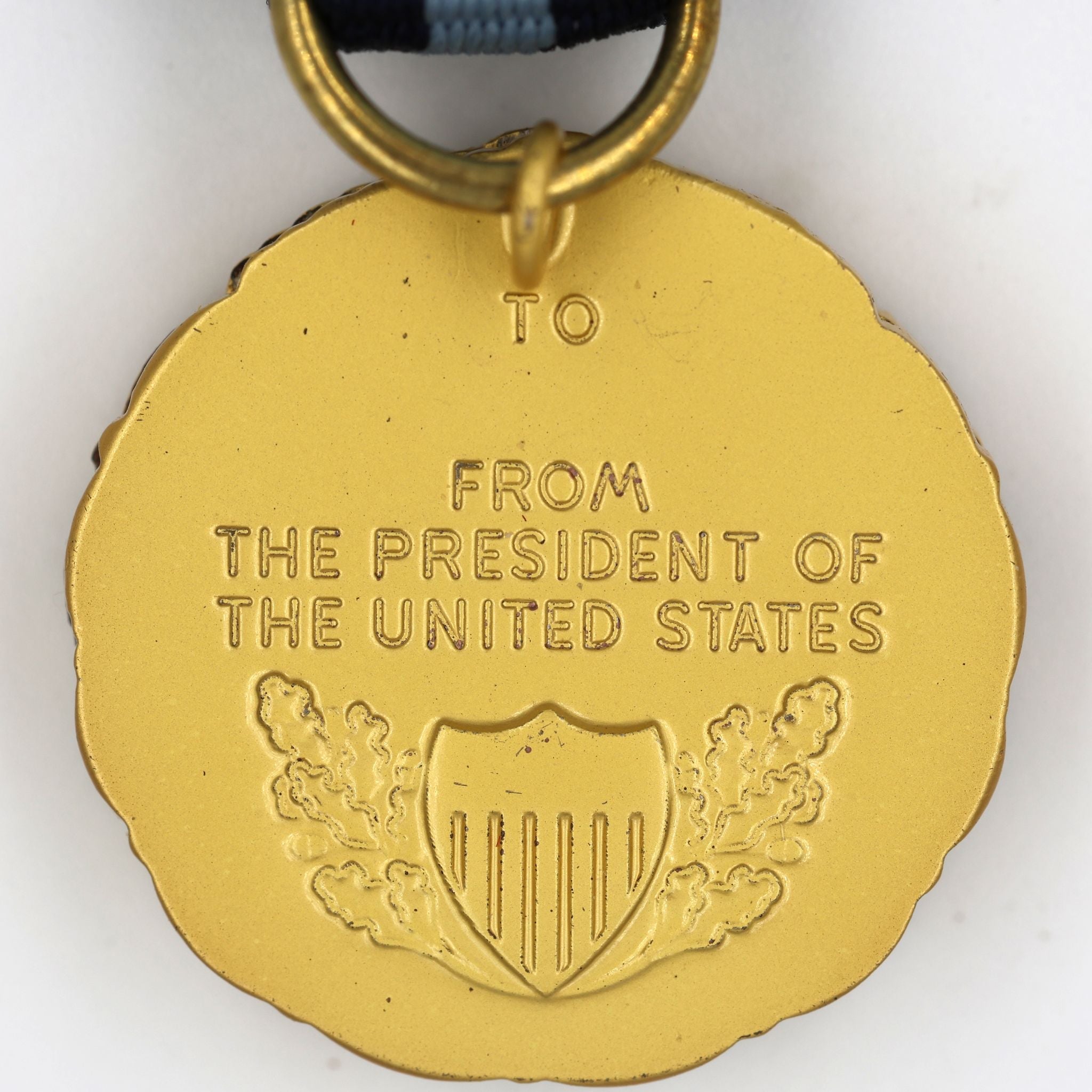 Miniature U.S. Presidential Citizens Medal second-highest civilian award detail view 3
