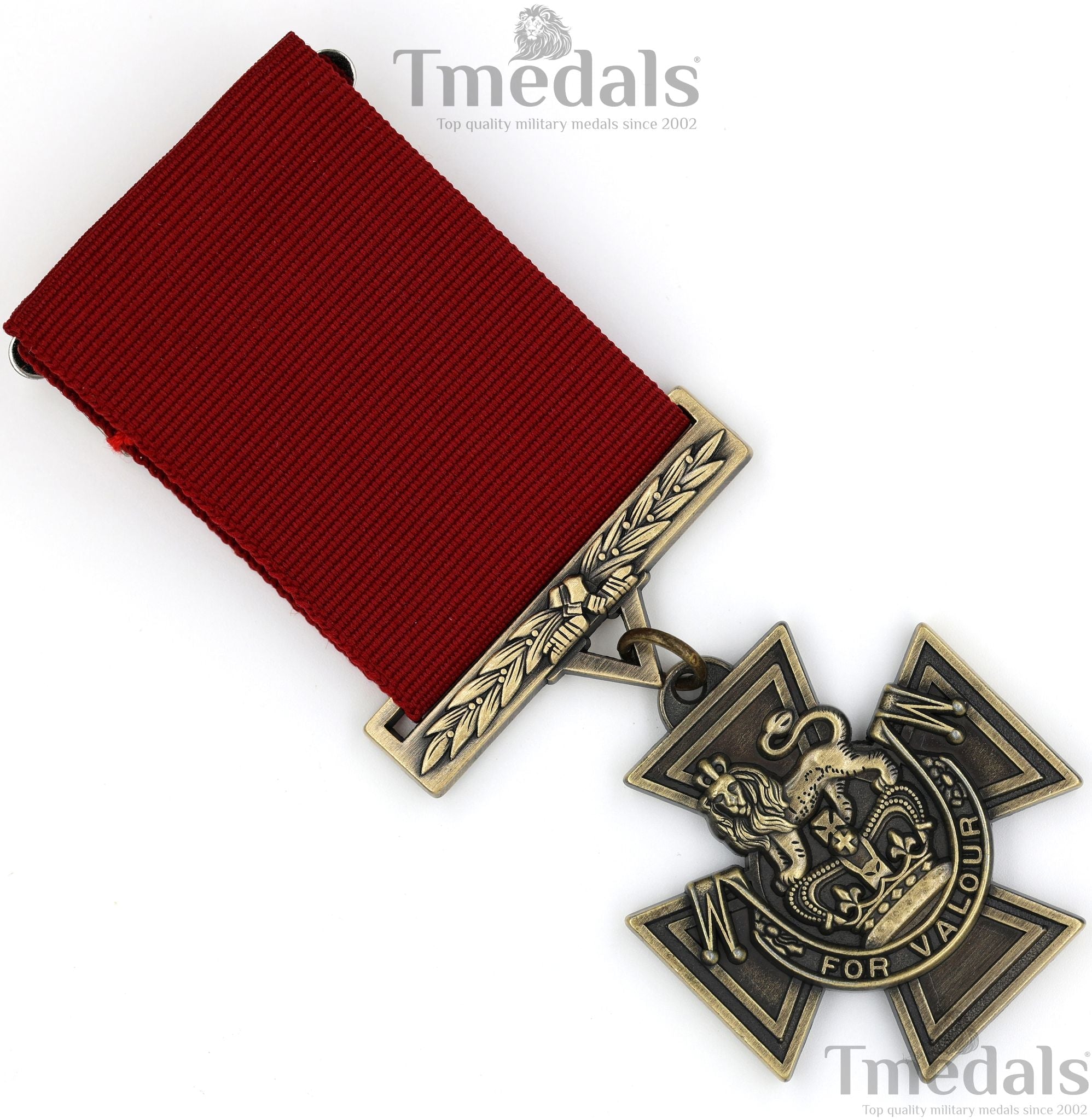 British Victoria Cross Medal with Ribbon – Historical UK detail view 4